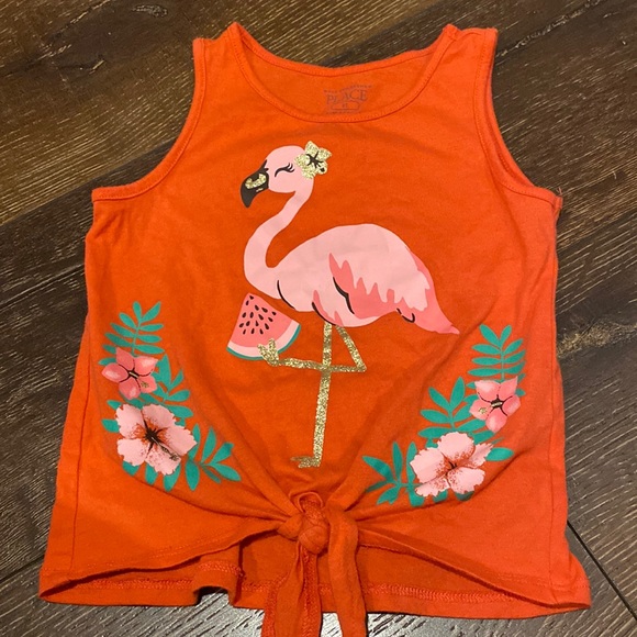 Flamingo Tie Tank - Picture 1 of 4